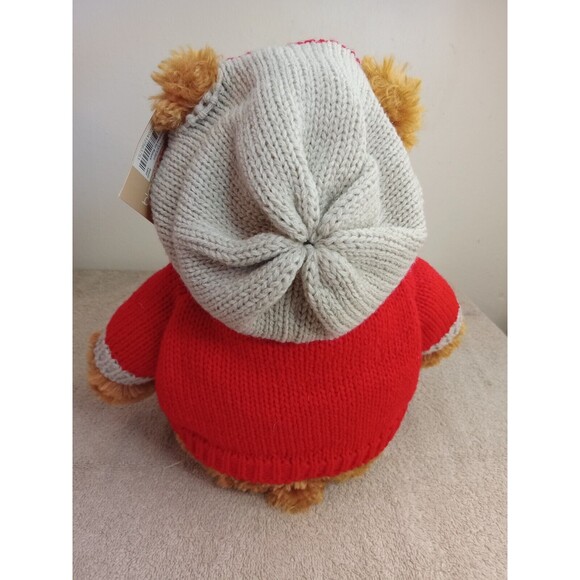 Gund 2013 Hug Me Little Brown Bear Plush Stuffed Animal w/ Sweater Beanie, Rare - Picture 3 of 7